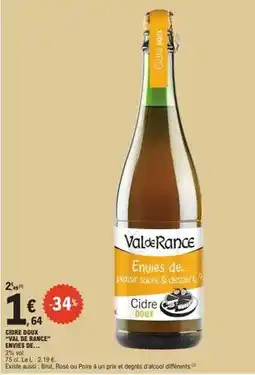E.Leclerc Brut - cidre doux envies de clasico offre