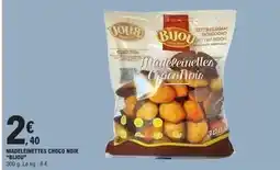 E.Leclerc Madeleinettes choco noir offre