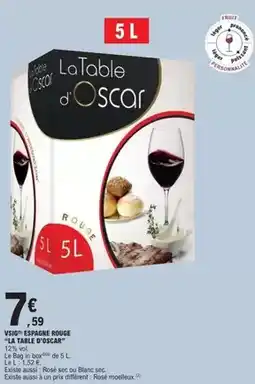 E.Leclerc Visible espagne boige offre