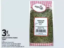 E.Leclerc Lentilles vertes france offre