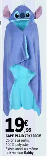 E.Leclerc Cape plaid offre