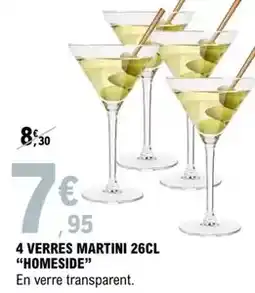E.Leclerc Martini - 4 verres 26cl offre
