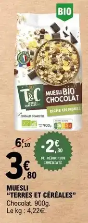 E.Leclerc Céréal - muesli offre