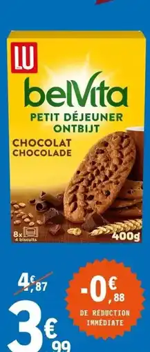 E.Leclerc Lu - petit déjeuner ont bjrt chocolat offre