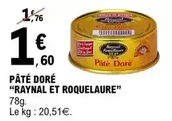 E.Leclerc Pâté doré offre