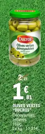 E.Leclerc Ducros - olives vertes offre