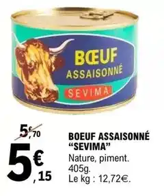 E.Leclerc Boeuf assaisonne offre