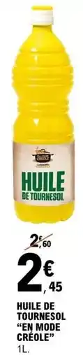 E.Leclerc Huile de tournesol offre