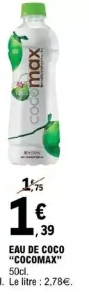 E.Leclerc Eau de coco offre