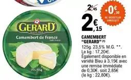 E.Leclerc Camembert offre