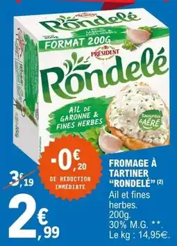 E.Leclerc Président - fromage à tartiner offre