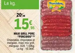 E.Leclerc Mix - maxi grill porc offre
