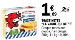 E.Leclerc La vache qui rit - toastinette offre