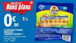 E.Leclerc 10 saucisses franks surgelées offre