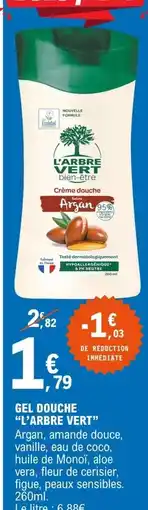E.Leclerc L'arbre vert - gel douche offre