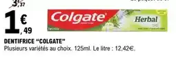 E.Leclerc Colgate - dentifrice offre