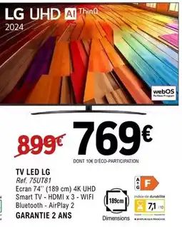 E.Leclerc Lg - tv led offre