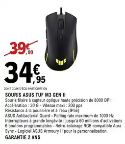 E.Leclerc Asus - souris tuf m3 gen ii offre