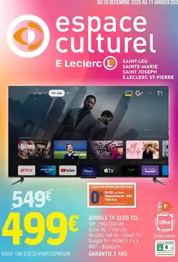 E.Leclerc Amazon - tv qled tcl offre