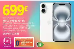 E.Leclerc Apple - iphone 16 5g offre