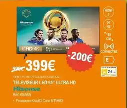 E.Leclerc Hisense - téléviseur led 65 ultra hd offre