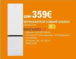 E.Leclerc Daewoo - réfrigérateur combiné offre