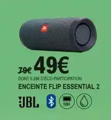 E.Leclerc Jbl - enceinte flip essential 2 offre