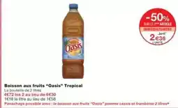 Monoprix Oasis - boisson aux fruits tropical offre