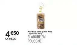 Monoprix Pain brun sans gluten wiso offre