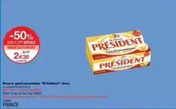 Monoprix Président - beurre gastronomique president doux offre