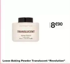 Monoprix Loose baking powder translucent revolution offre