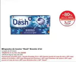 Monoprix Dash - capsules de lessive offre