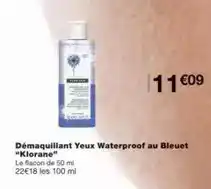 Monoprix Démaquillant yeux waterproof au bleuet offre
