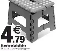Bazarland Parche pied pliable offre