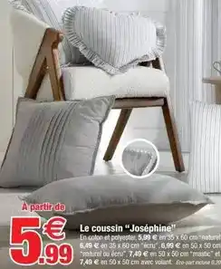 Bazarland Le coussin joséphing offre