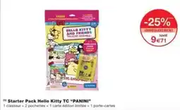 Monoprix Hello kitty - starter pack tc panini offre