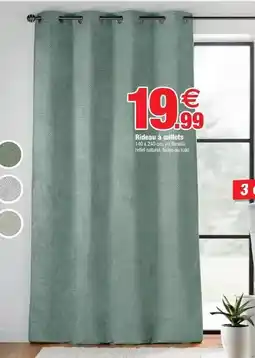 Bazarland Rideau à poufs offre