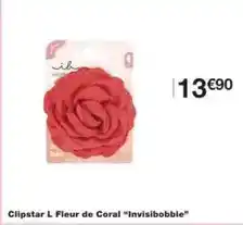 Monoprix Clipstar l fleur de coral invisibobble offre
