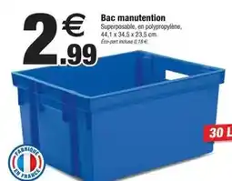 Bazarland Bac mantention offre