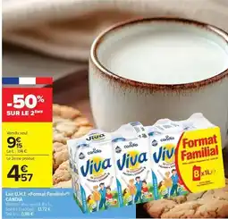 Carrefour Drive Candia - lait u.h.t.-format familial offre
