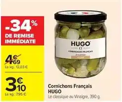 Carrefour Drive Clas - cornichons francais offre