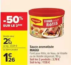 Carrefour Drive Maggi - sauce aromatisée offre