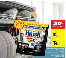 Carrefour Drive Finish - capsules pour lave-vaisselle offre