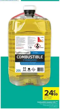 Carrefour Drive Tous - combustible offre