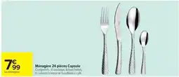 Carrefour Drive Ménagère 24 pièces capsule offre