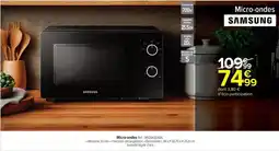 Carrefour Drive Samsung - micro-ondes offre
