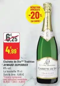 G20 Clairette de die tradition offre