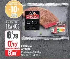 G20 Charal - 2 biftecks offre