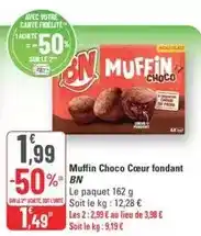 G20 Muffin choco cœur fondant offre