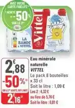 G20 Vittel - eau minérale naturelle offre